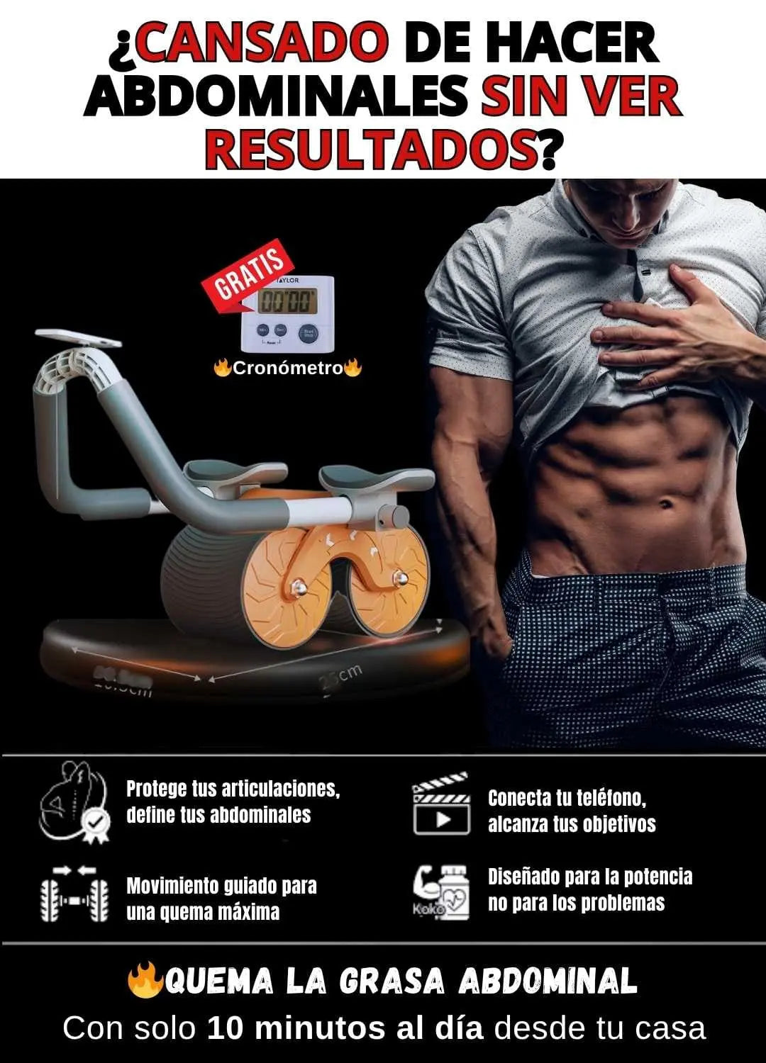 Rodillo Abdominal® - Marca tu abdomen