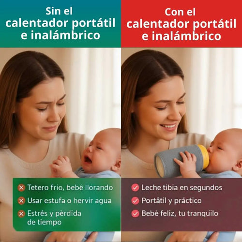Calentador inalámbrico de biberones